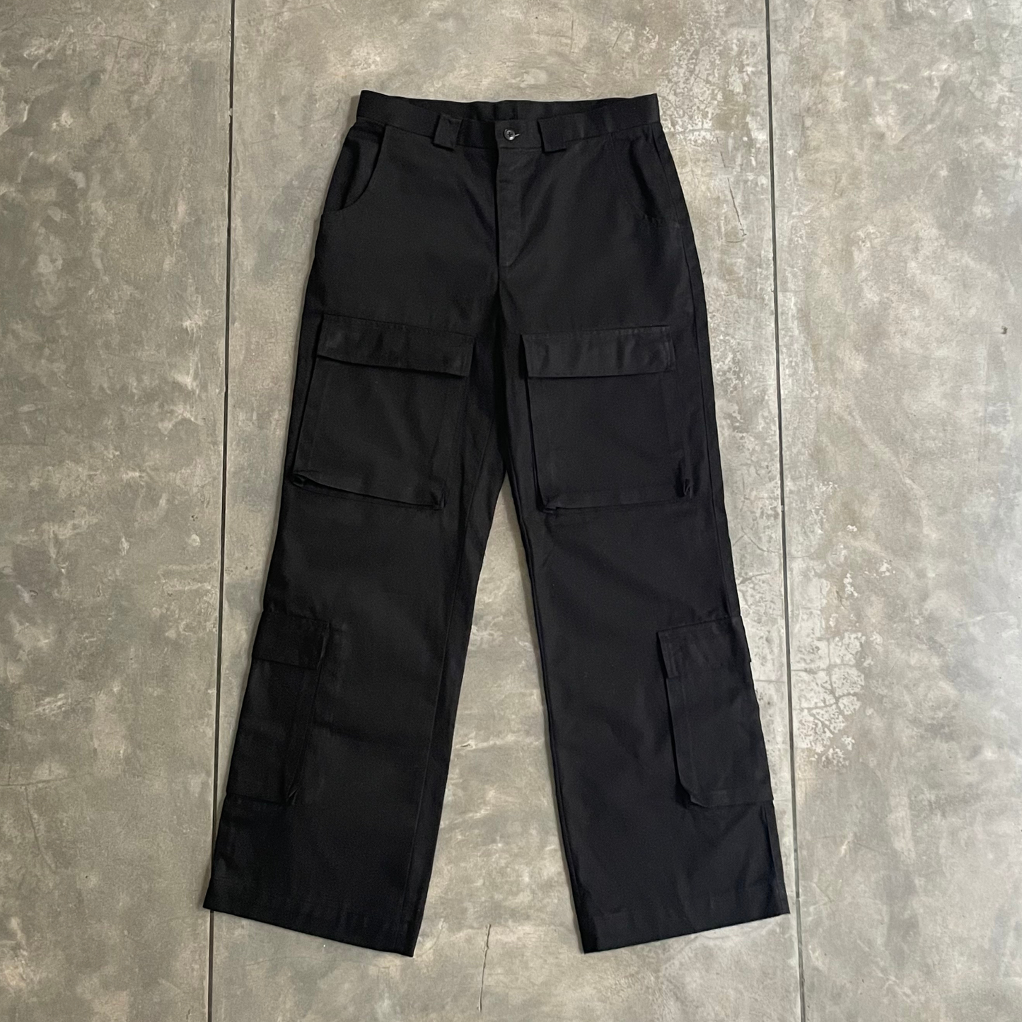 Multi Pocket Cargo Pant - Black