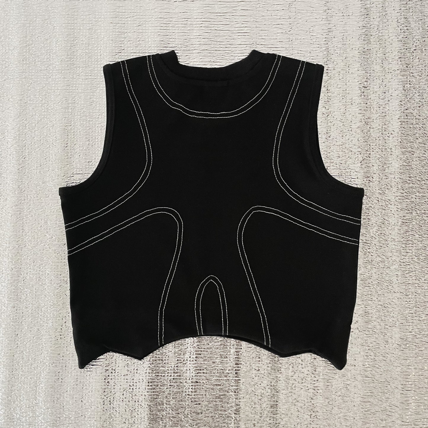 Vision Multi-cut Crop Top