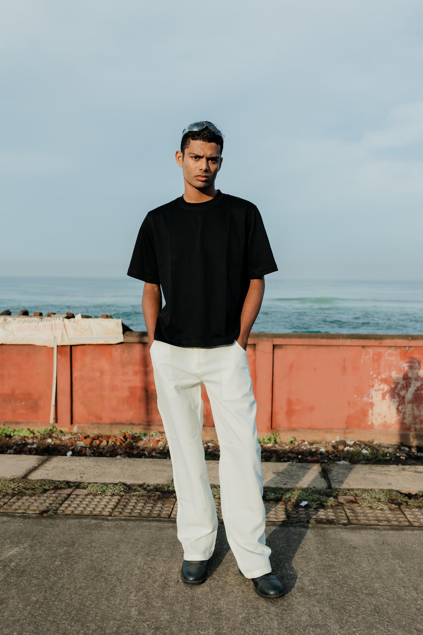 Black Boxy Tee