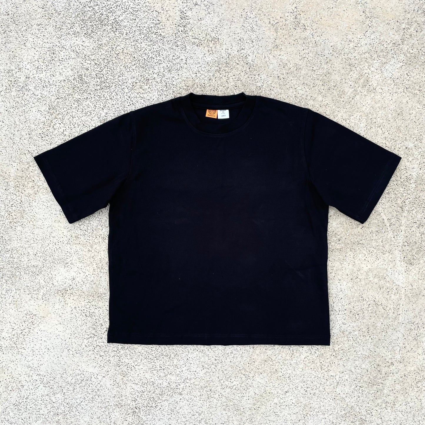 Black Boxy Tee