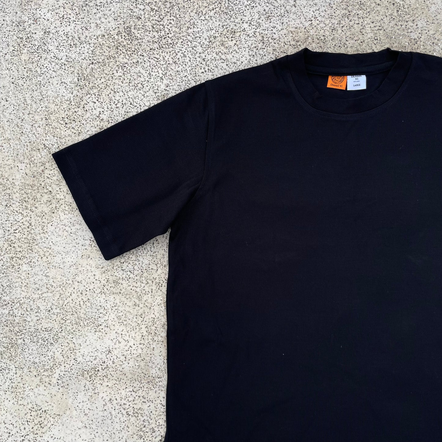 Black Boxy Tee