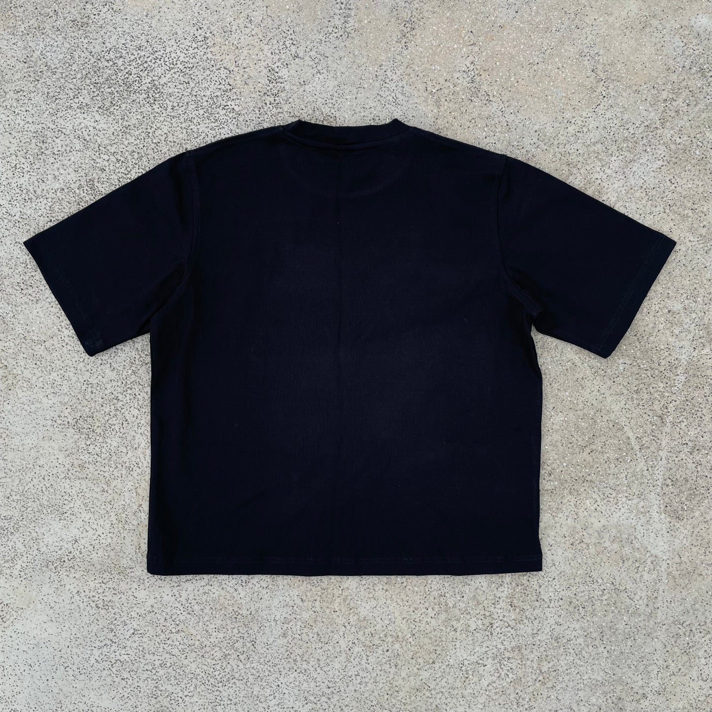 Black Boxy Tee