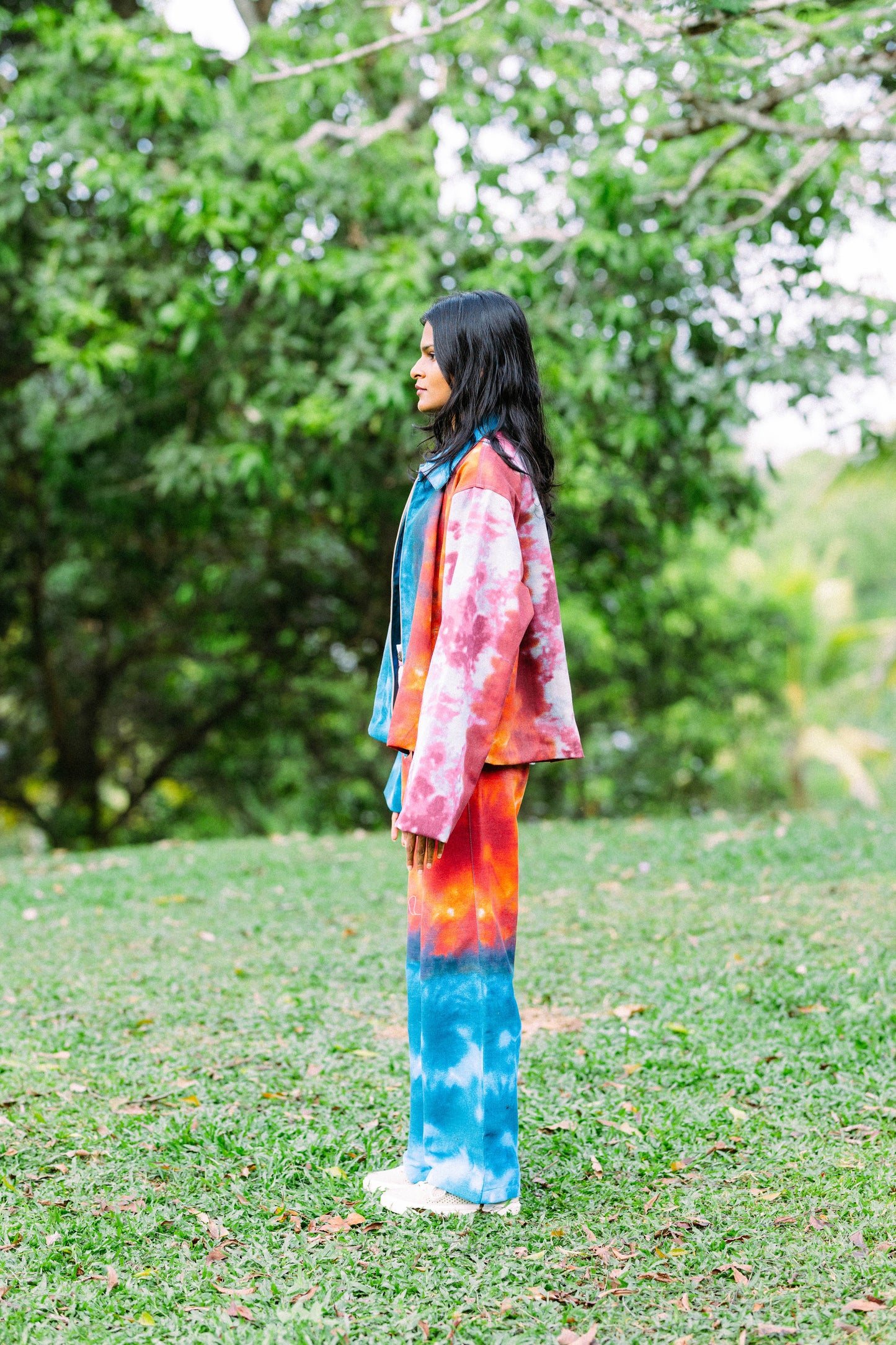 Multi Color Linen Jacket