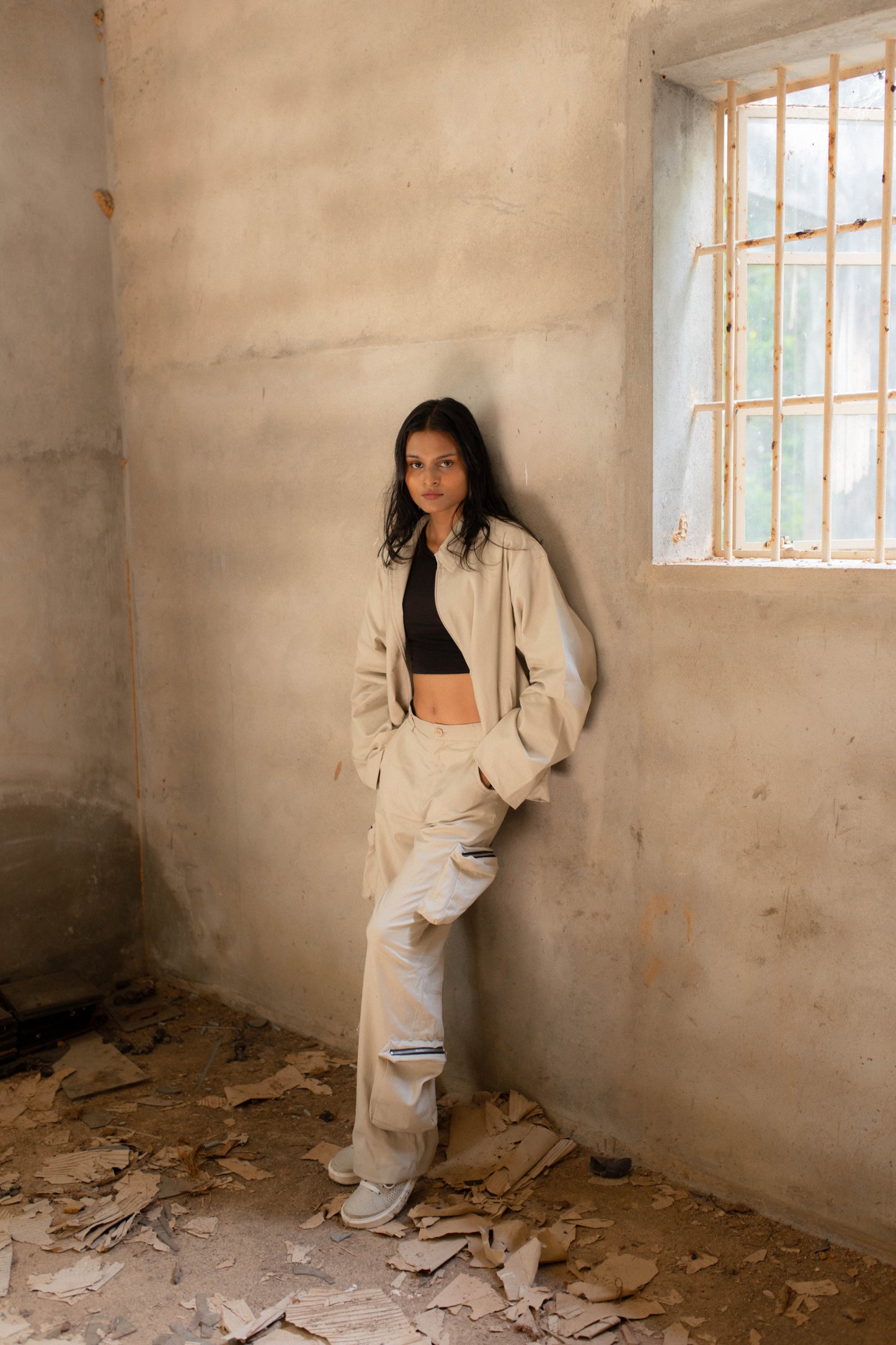 Light Brown Linen Jacket