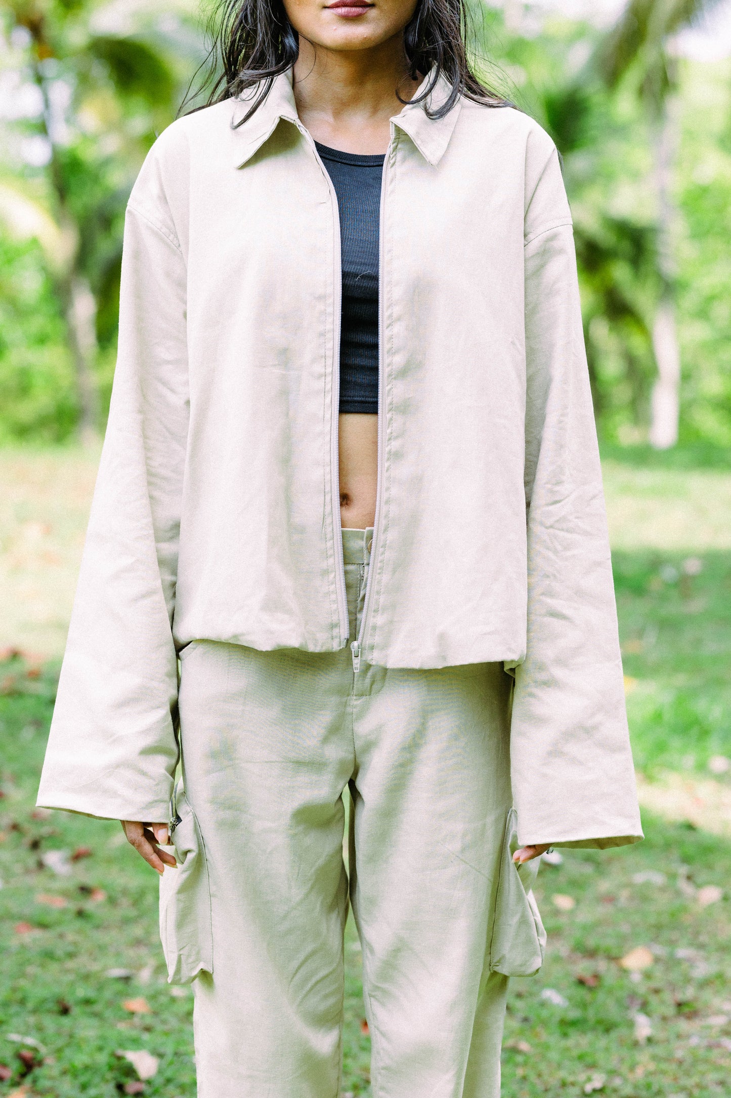 Brown Linen Jacket