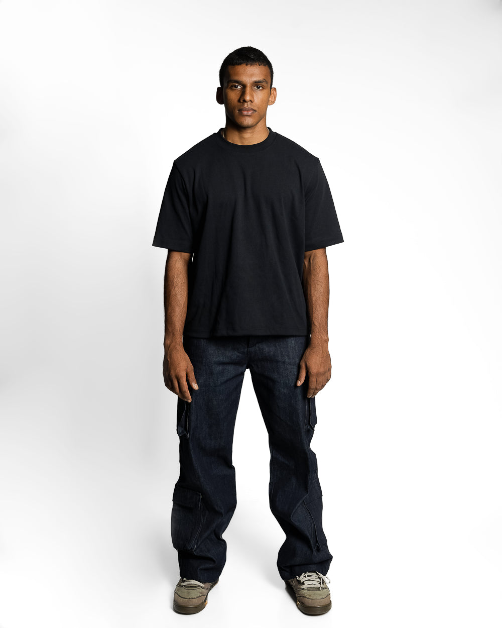 Denim Multi Pocket Cargo