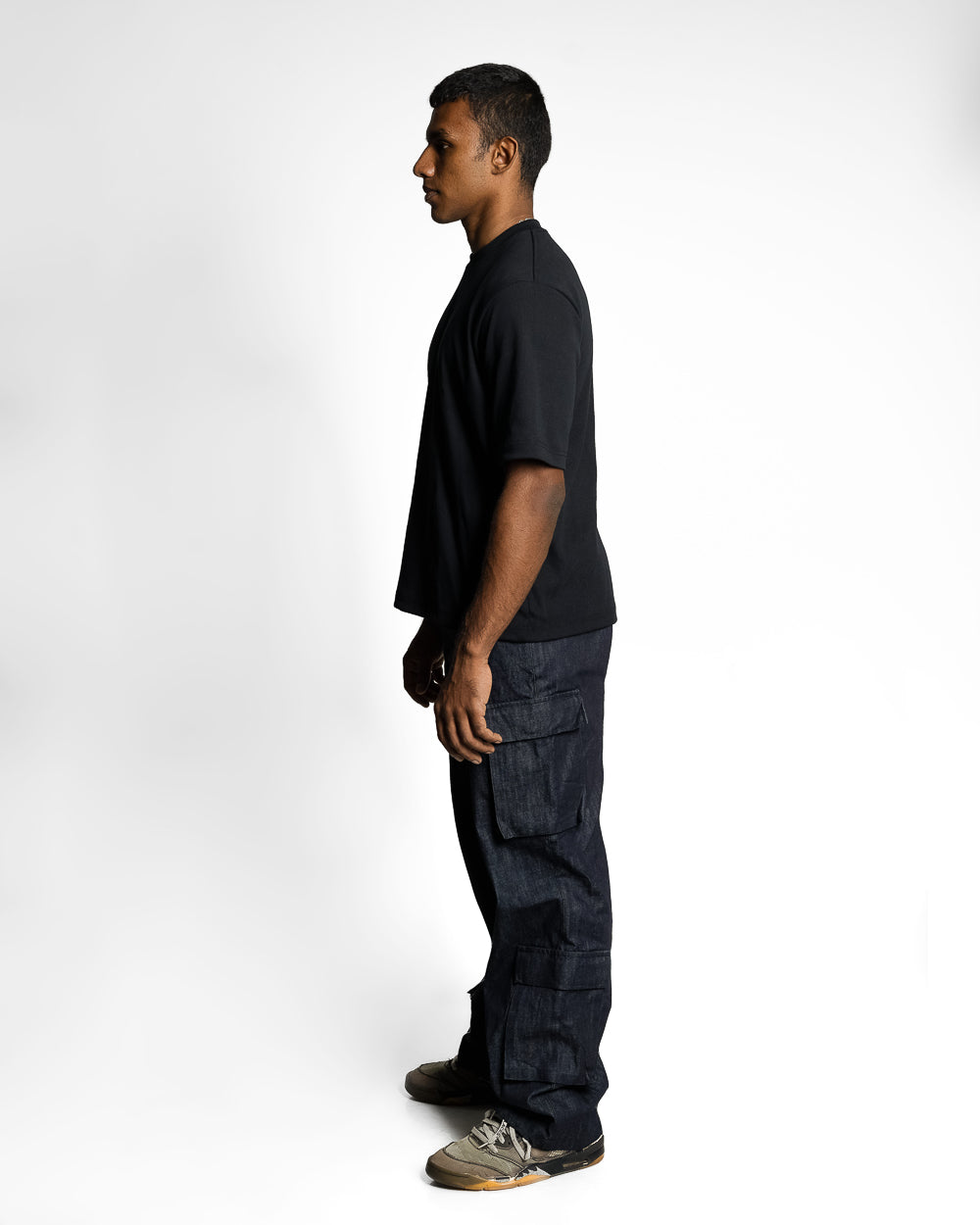 Denim Multi Pocket Cargo