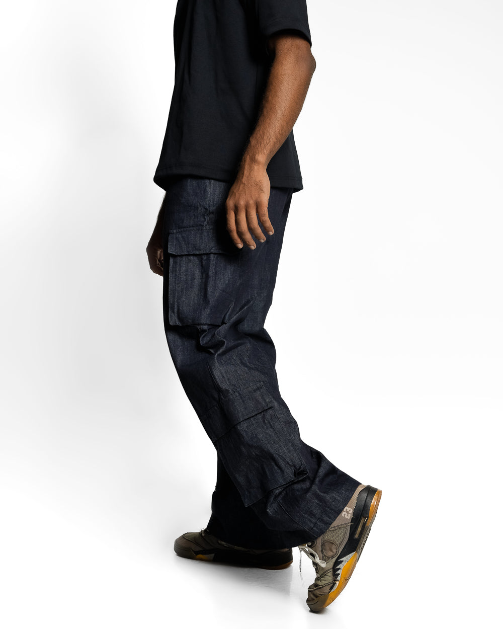 Denim Multi Pocket Cargo