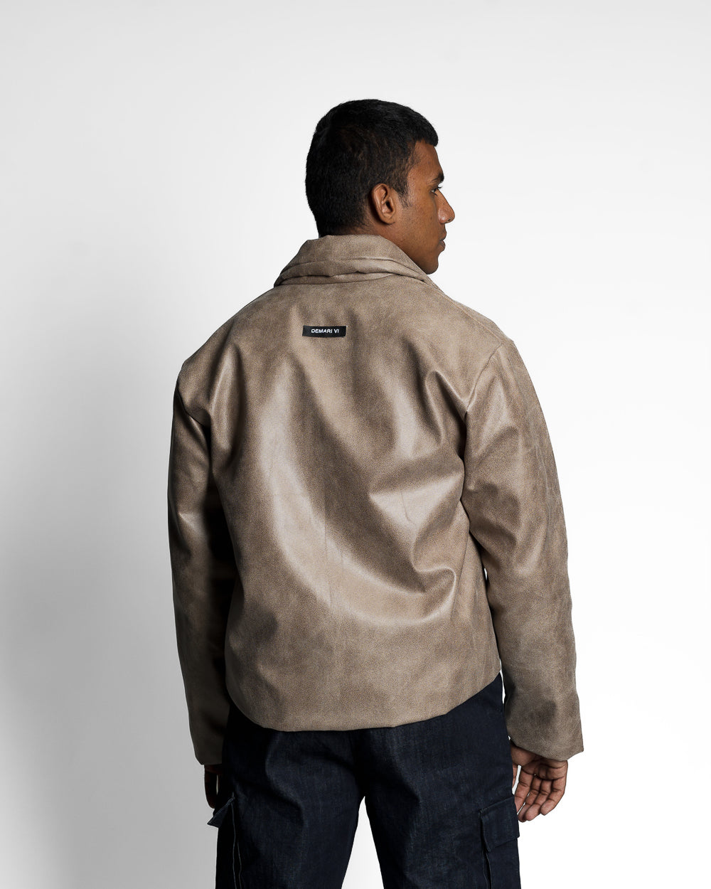 Velvet Rexine Jacket