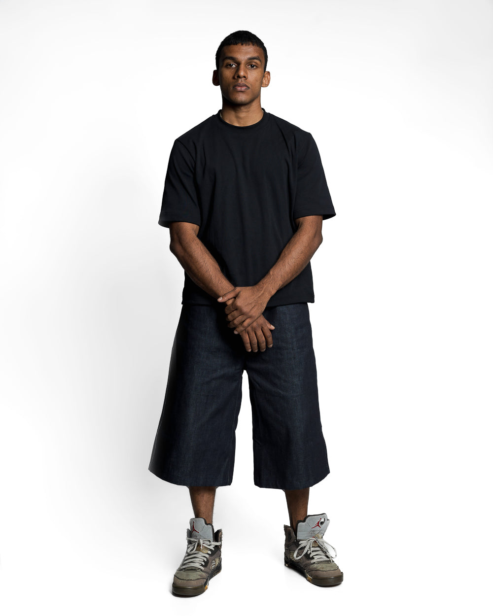 Denim Jorts - Navy