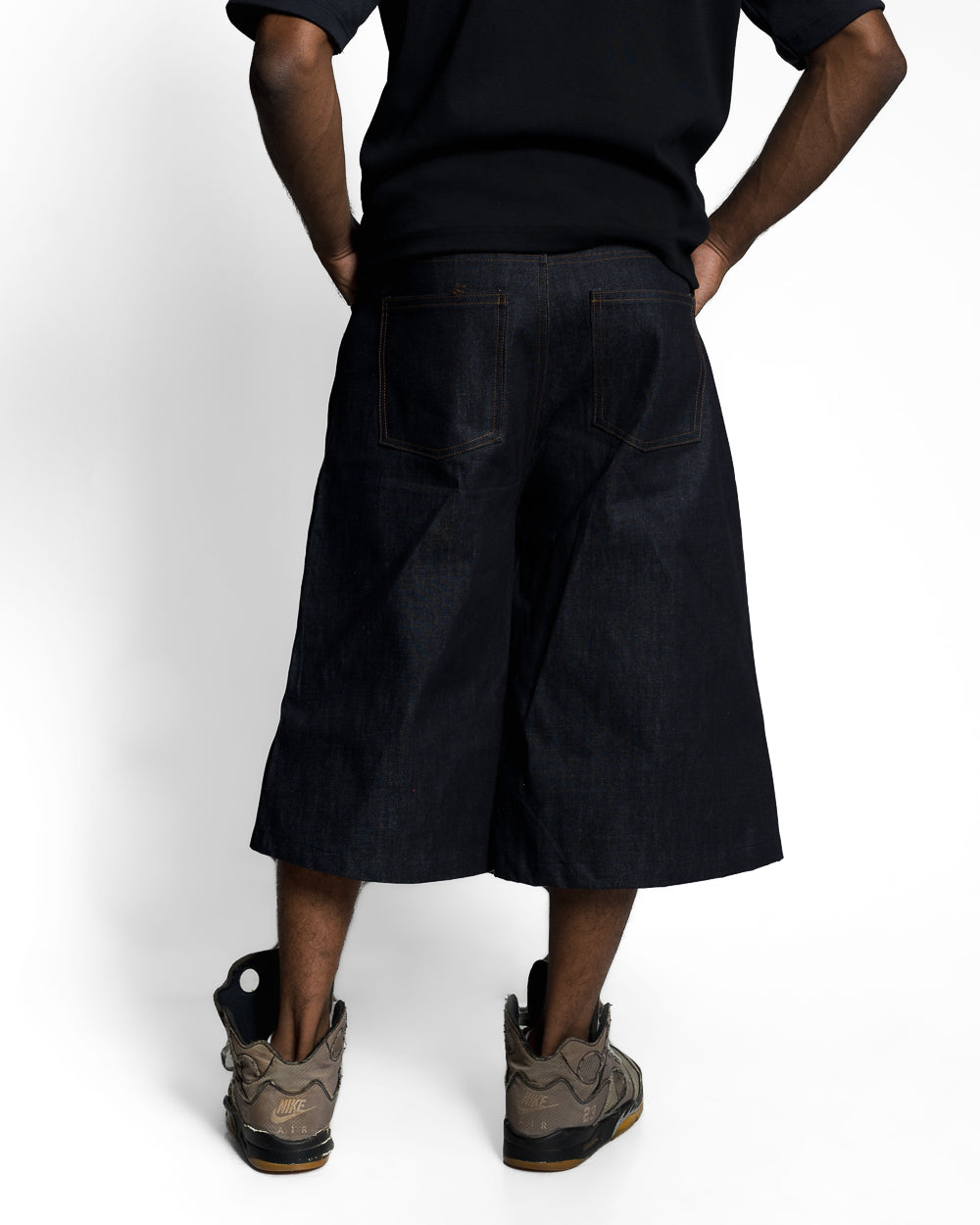 Denim Jorts - Navy