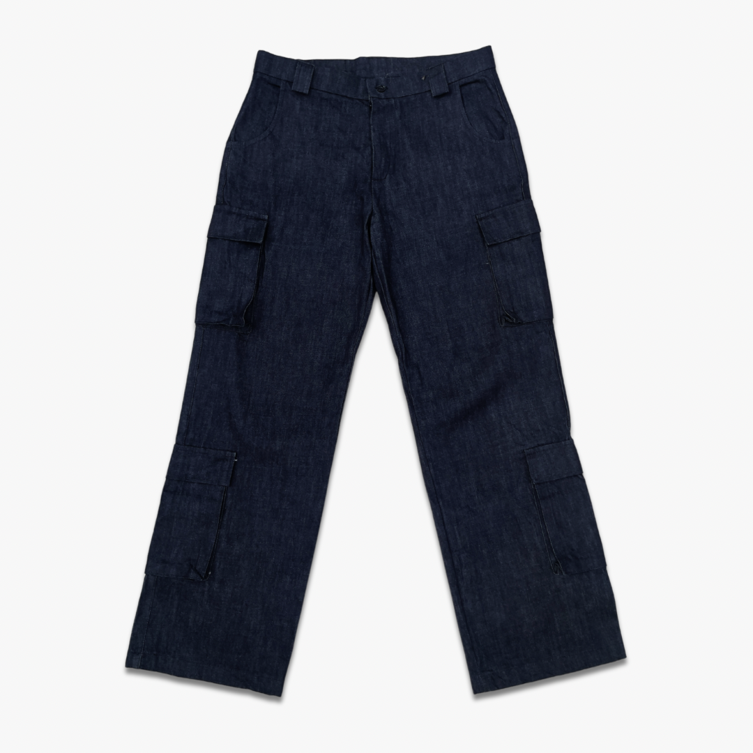 Denim Multi Pocket Cargo