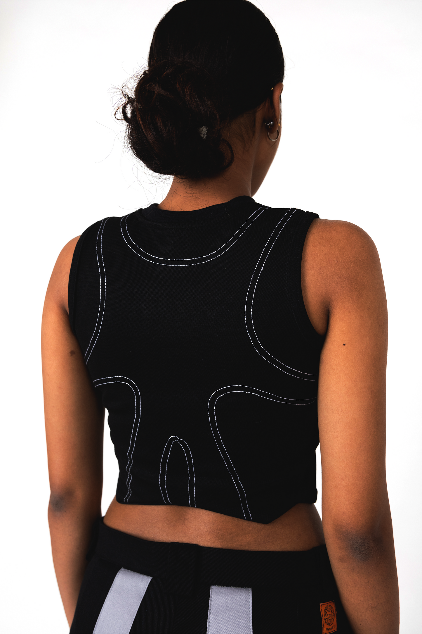 Vision Multi-cut Crop Top