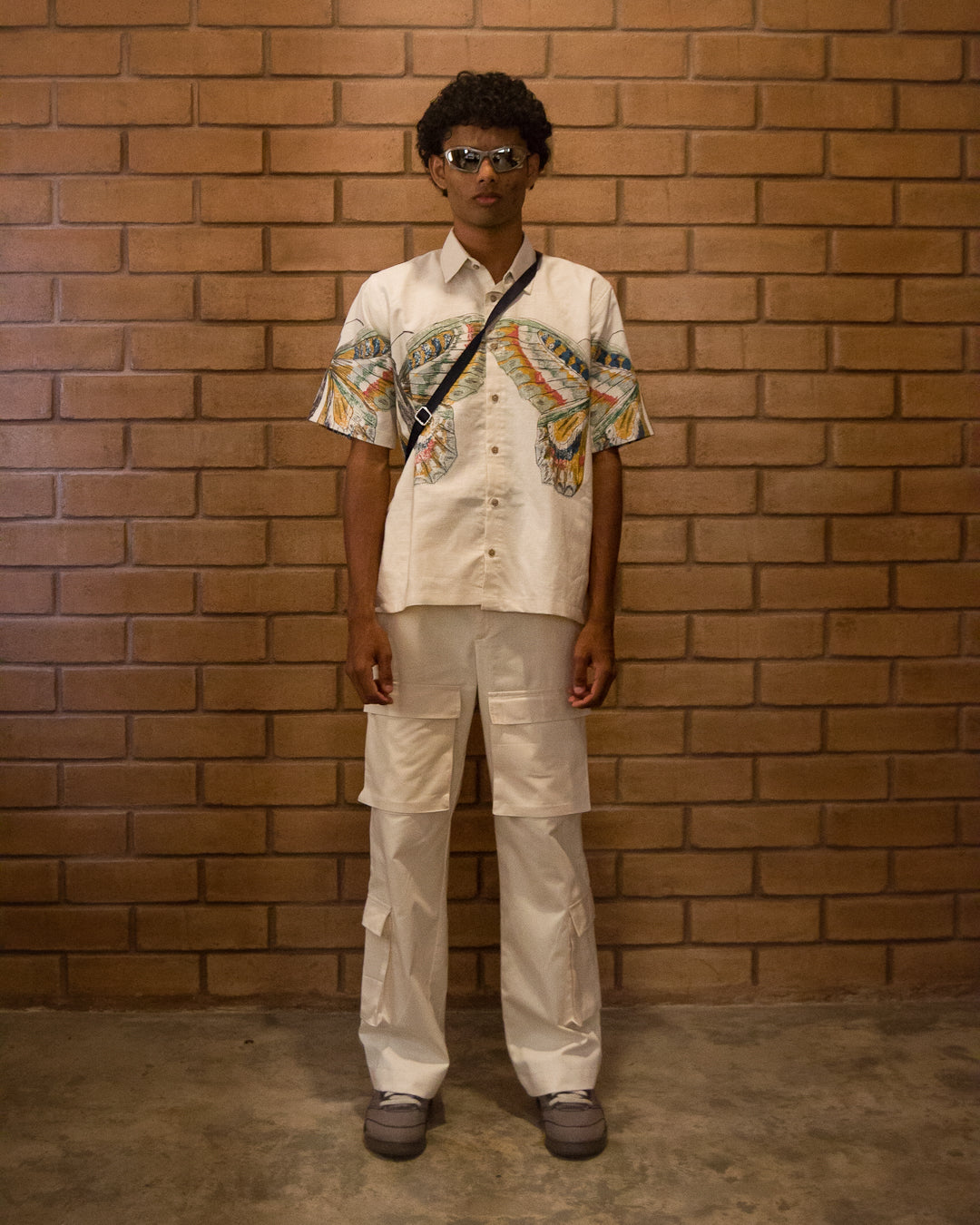 Multi Pocket Cargo Pant - Cream