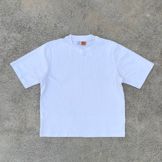White Boxy Tee