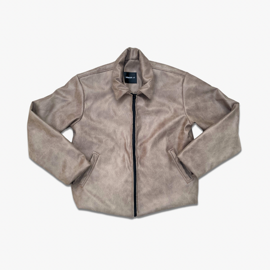 Velvet Rexine Jacket