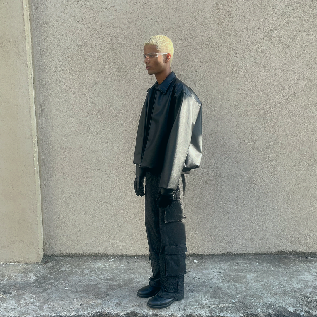 Raw Denim Multi Pocket Cargo Pants