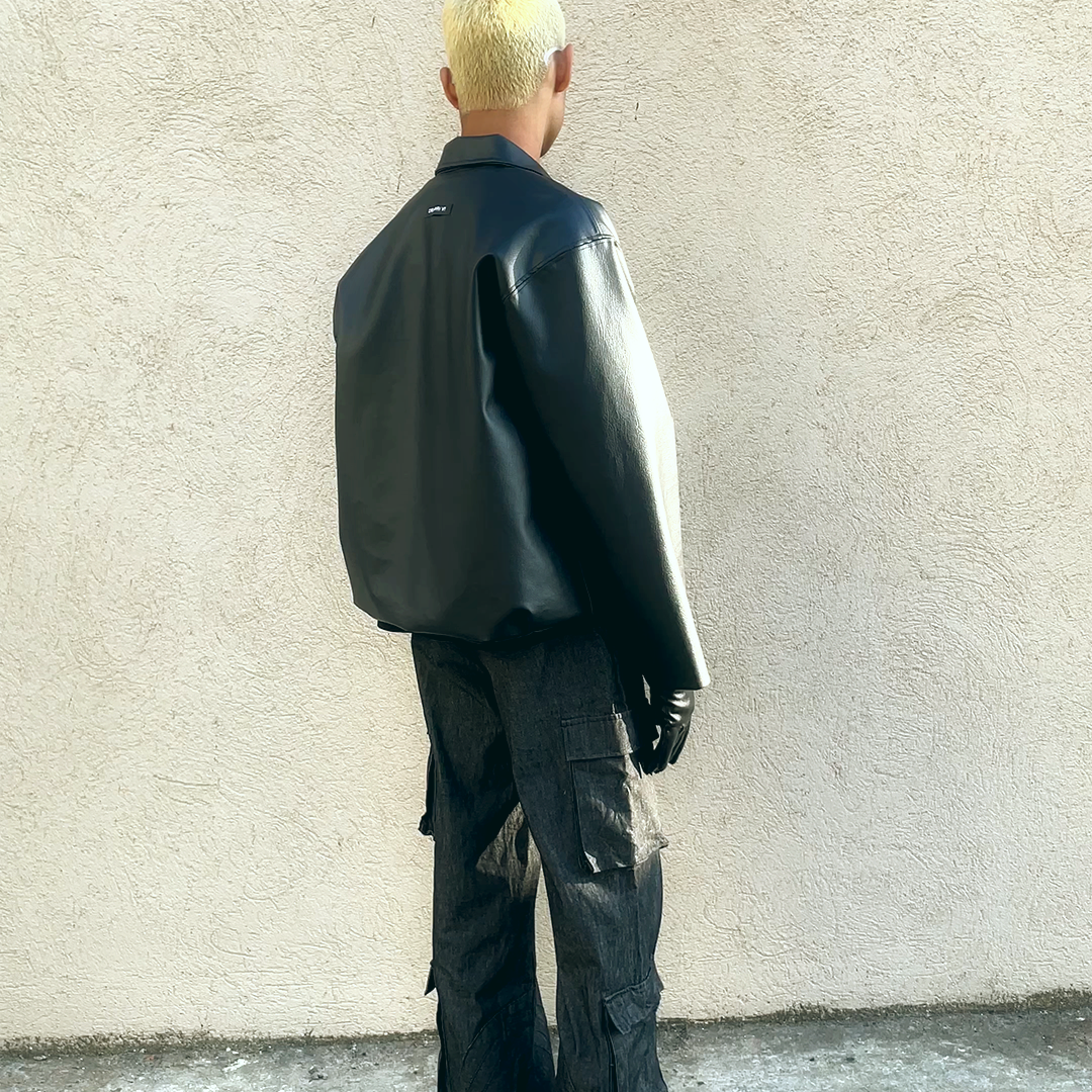 Raw Denim Multi Pocket Cargo Pants