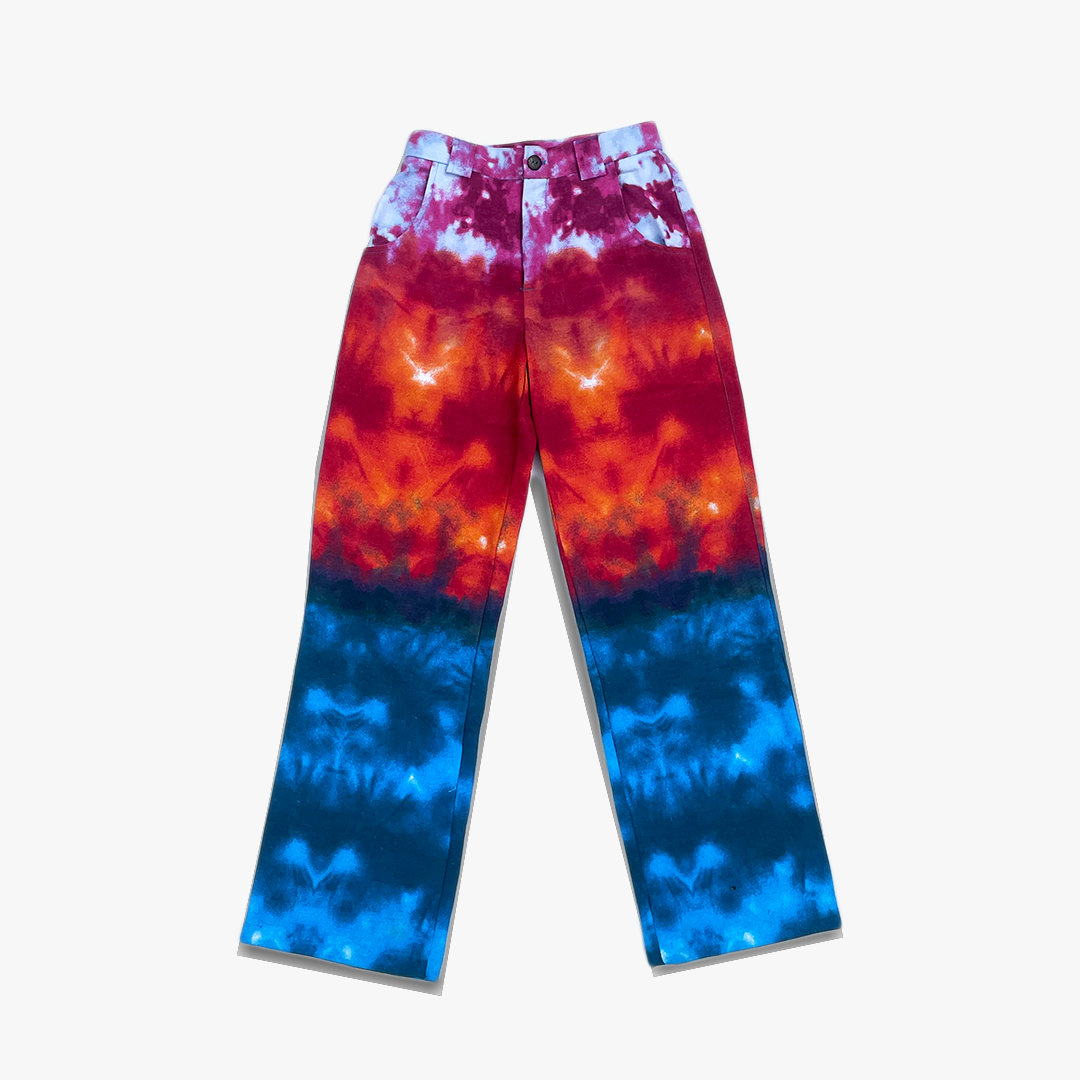 Multi Color Linen Pant