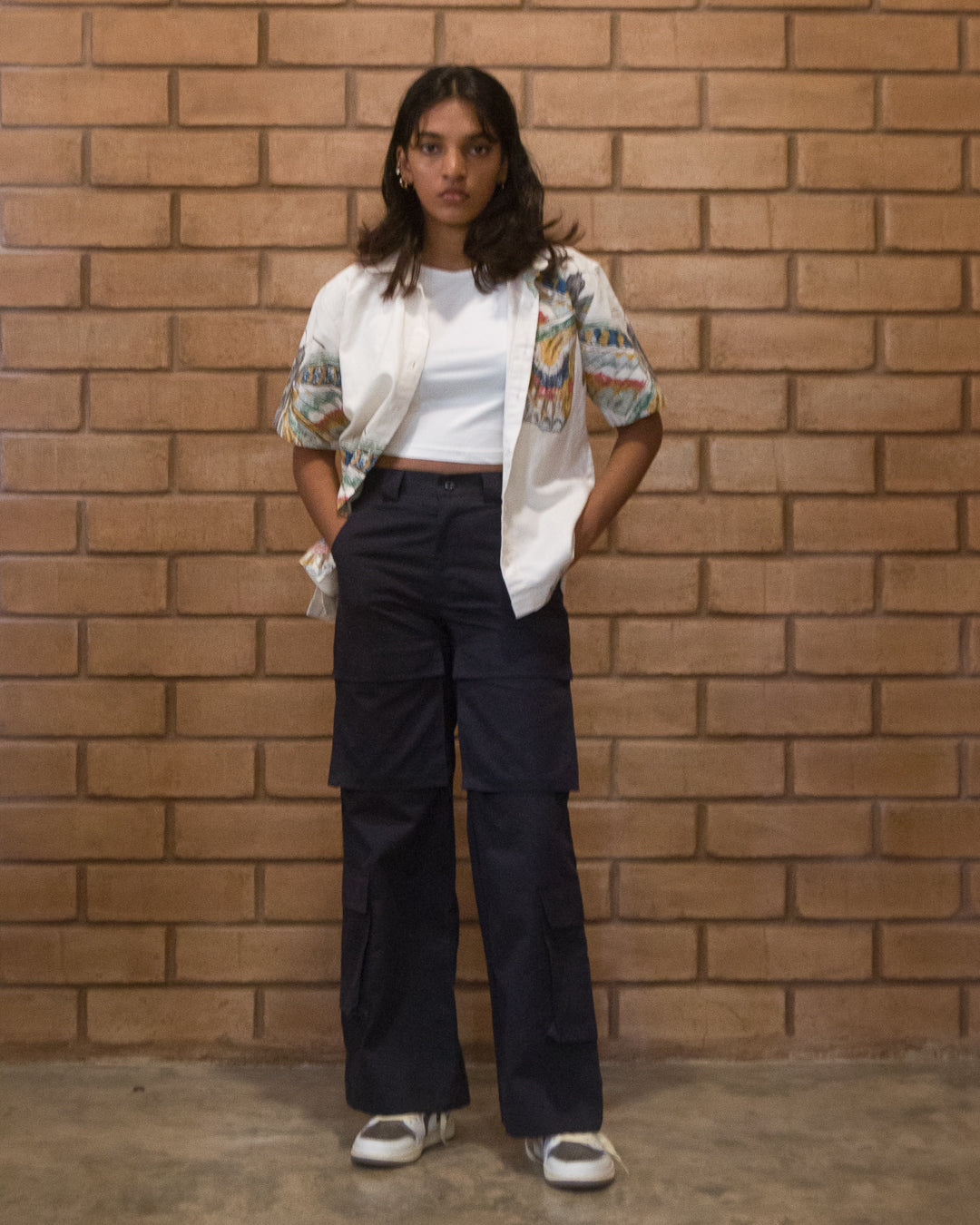 Multi Pocket Cargo Pant - Navy Blue